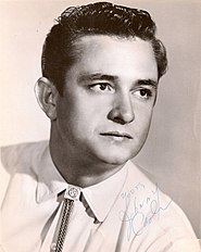 Johnny Cash publicity photo in 1955
