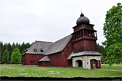 Wooden church in Svätý Kríž
