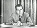 Richard Nixon delivering Checkers speech