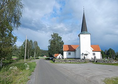 View of the front of the church Credit: Jan-Tore Egge