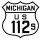 US Highway 112S marker