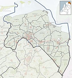 Midwolda is located in Groningen (province)