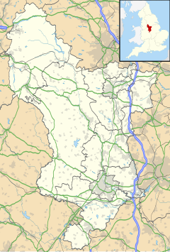 Riber is located in Derbyshire