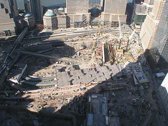 Construction progress, as of January 21, 2008