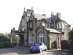 Lunnclough Hall, one of the many mansions in Edgerton