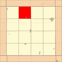 Location in Clay County
