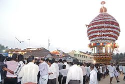 Temple car during festival