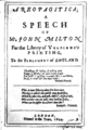 Image 1John Milton's Areopagitica (1644) argued for the importance of freedom of speech. (from Liberalism)
