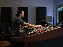 Daddy Kev at Cosmic Zoo studio in 2018