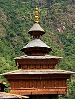 Mahasu Devta Temple at Hanol is notable for its traditional wooden architecture.