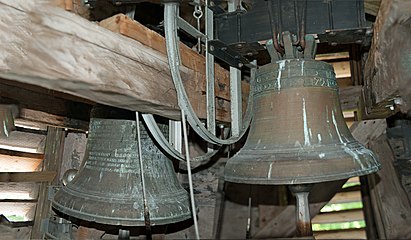 View of the bells