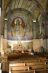 Interior view of the Basilica