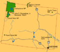 Image 36National Park Service sites map (from Wyoming)