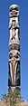 A totem pole from Totem Park, Victoria, BC