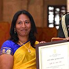 Kagganapalli Radha Devi and her award