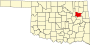 Wagoner County map