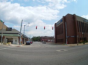 Downtown Crawfordsville, in Union Township