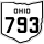 State Route 793 marker