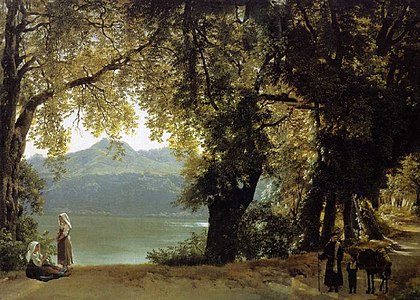 Lake of Albano (1825)