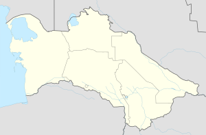 Burguçy geňeşligi is located in Turkmenistan