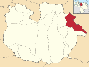 Location in Guárico
