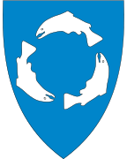 Coat of arms of Vikna Municipality (1988-2019)