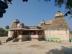 Three sanctum main temple