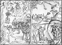 Law and Grace, woodcut by Lucas Cranach the Elder (1529-1530)