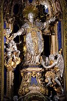 Statue of Saint Ignatius in the Church of the Gesù, Rome