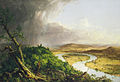 Thomas Cole's painting of the Connecticut River Oxbow, 1836