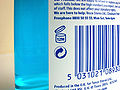 PAO symbol on a bottle of mouthwash