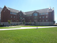 Photograph of Building 10 (formerly 26) in Heritage Halls.