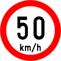 Ireland includes the text "km/h" since going metric in 2005