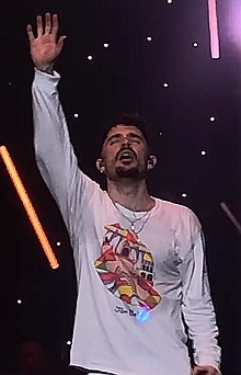 Bellion performing at the Glory Sound Prep Tour in Raleigh, North Carolina in 2019