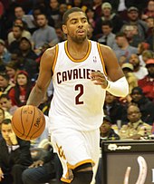 Kyrie Irving with the Cleveland Cavaliers