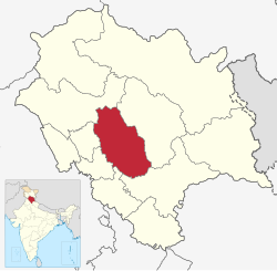 Location in Himachal Pradesh