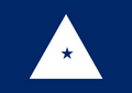 Rank flag of a NOAA Commissioned Officer Corps rear admiral (lower half)