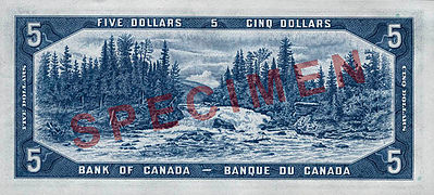 $5 banknote, "Devil's Head" printing