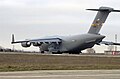 A C-17 of the 458th Air Expeditionary Group during Operation Iraqi Freedom