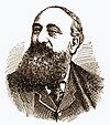 Portrait of George Hatfeild Dingley Gossip in 1888
