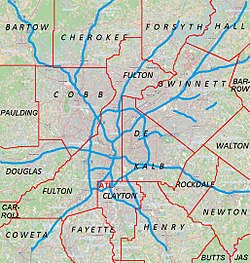 Peachtree Corners is located in Metro Atlanta