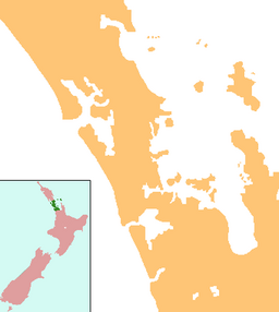 Location of Lake Wainamu