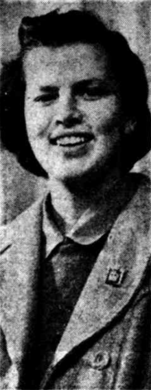 Rosemary Blackburn in 1943