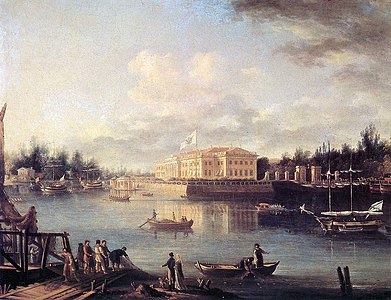 View of Kamenny Island and the Palace in St. Petersburg