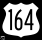 U.S. Route 164 marker