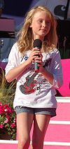 Zara Larsson, the winner of Talang 2008.