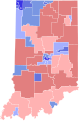 2012 United States Senate election in Indiana by congressional district