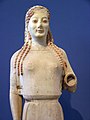 Image 40Peplos Kore at the Acropolis Museum. Relics of the polychromy are visible. (from Culture of Greece)
