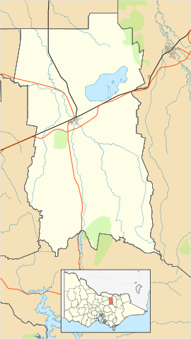 Swanpool is located in Rural City of Benalla