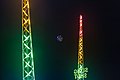 The 90-metre (300 feet) tall SlingShot, one of the tallest rides in Europe.
